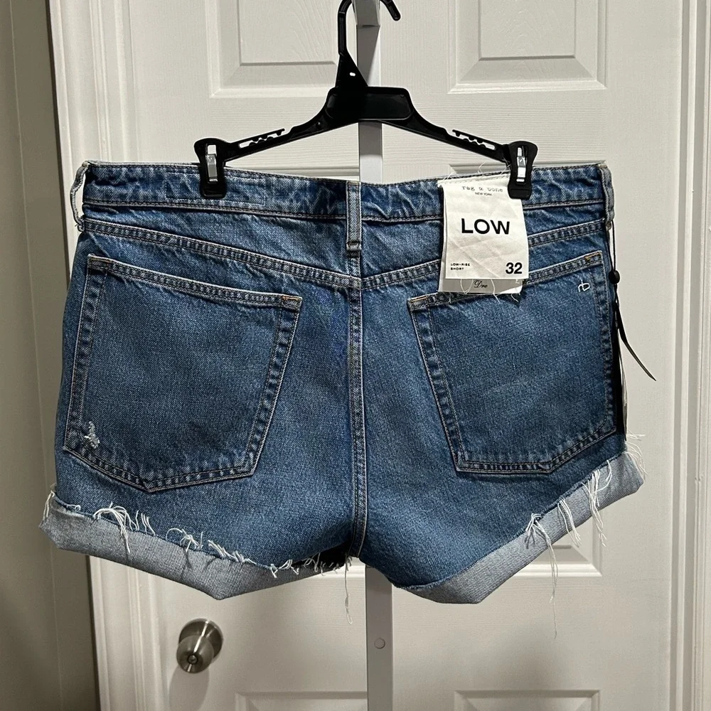 NWT Rag & Bone Dre Low-Rise Short in Clean Peony - Picture 6 of 10